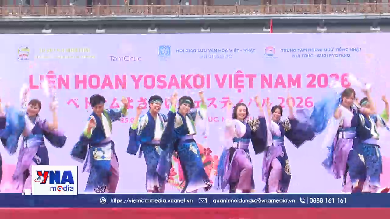 Yosakoi kết nối tình hữu nghị Việt Nam – Nhật Bản