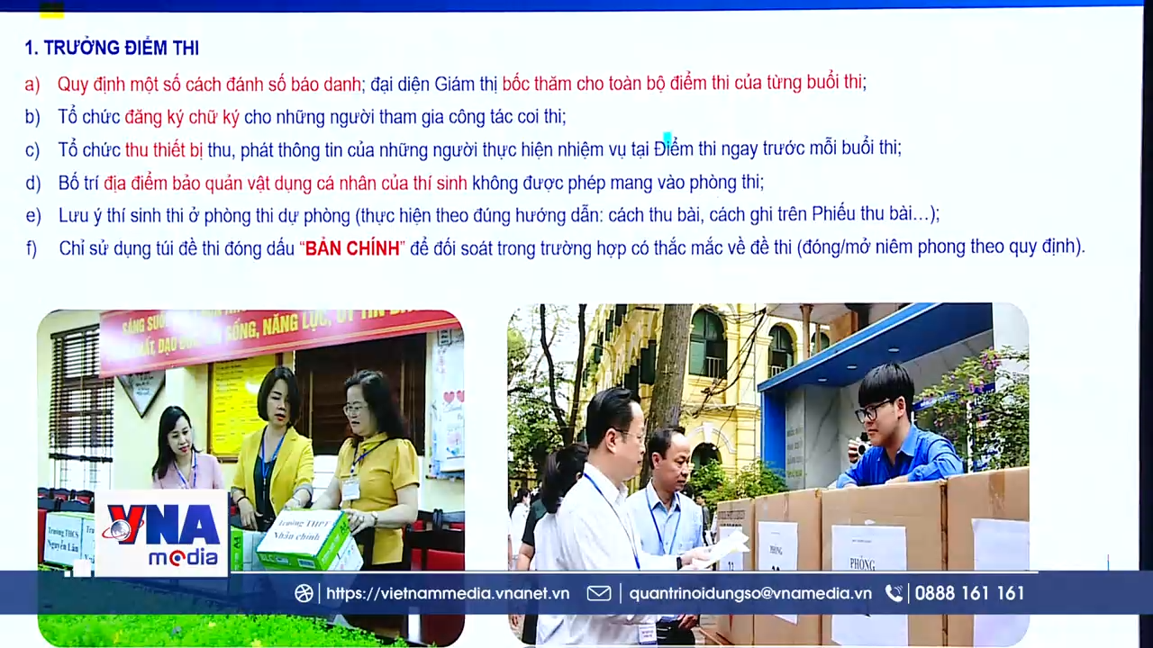 Siết chặt coi thi, đảm bảo an toàn cho kỳ thi vào lớp 10 Hà Nội