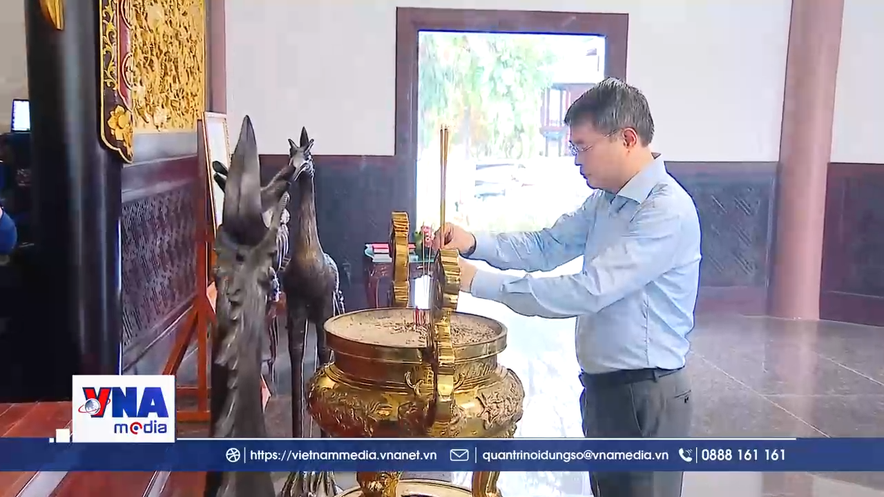 Trạm tin trưa ngày 27/5: Thủ tướng Lê Minh Hưng dâng hương, viếng Mộ Cụ Phó bảng Nguyễn Sinh Sắc