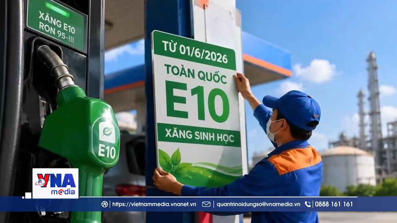 Trạm tin số 11h ngày 1/6/2026: Cả nước đồng loạt triển khai bán xăng sinh học E10
