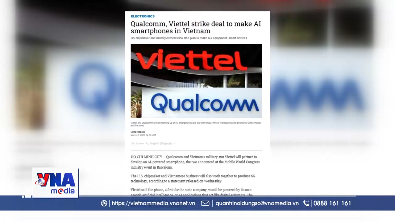 Viettel gắn với 6G và AI lên báo quốc tế