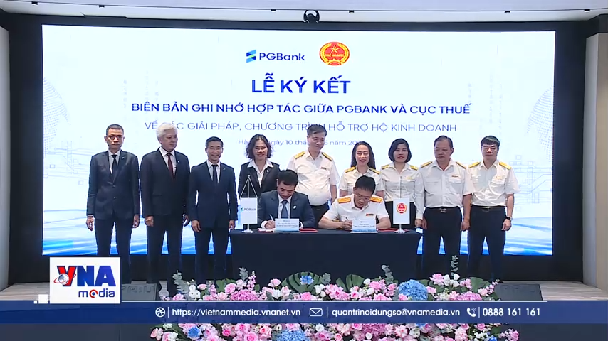 PGBank đồng hành cùng Cục Thuế hỗ trợ hộ kinh doanh chuyển đổi số