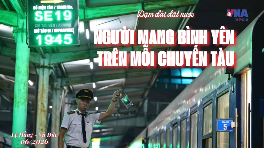Người mang bình yên trên mỗi chuyến tàu