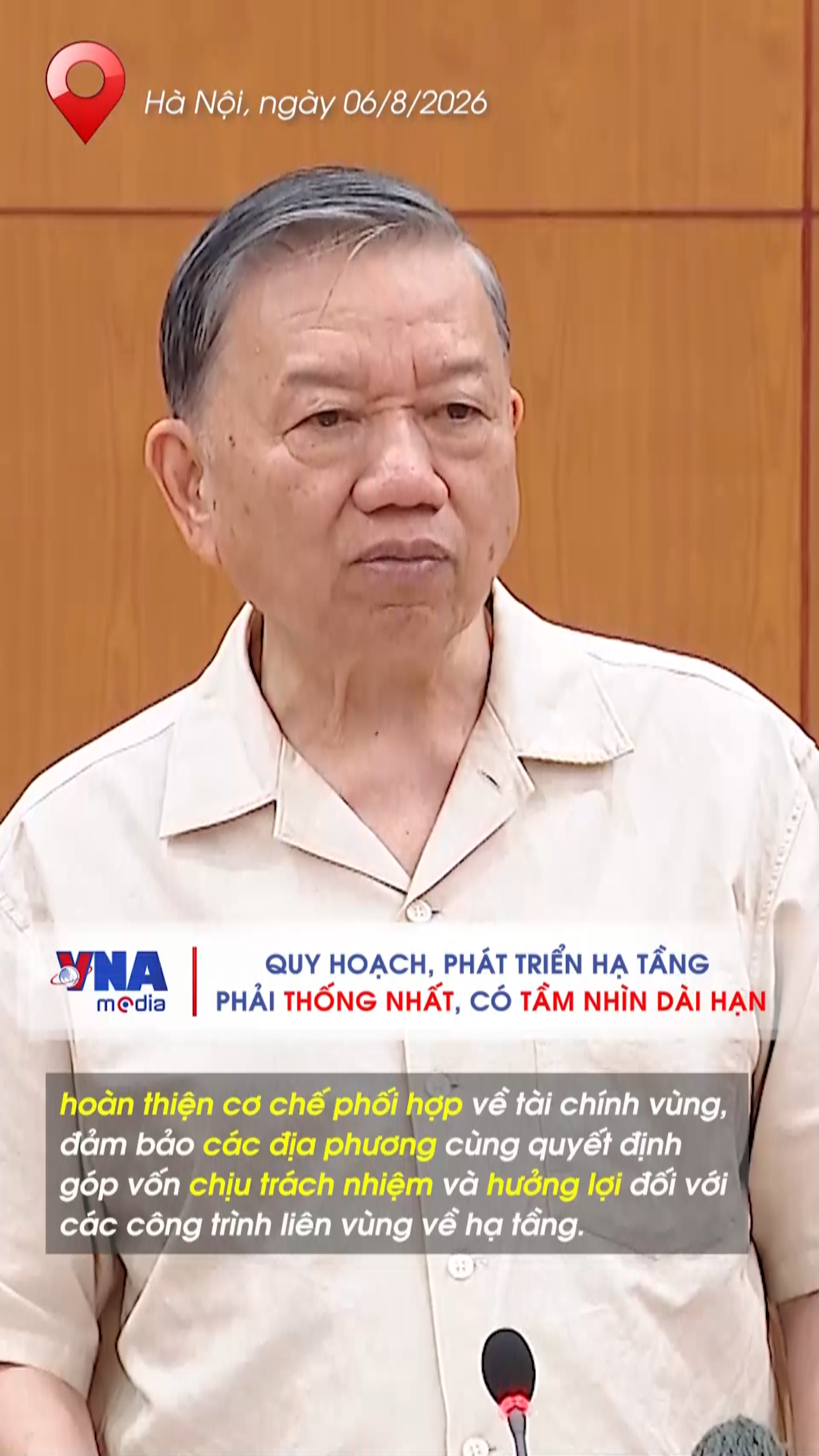 Q﻿uy hoạch, phát triển hạ tầng phải thống nhất, có tầm nhìn dài hạn