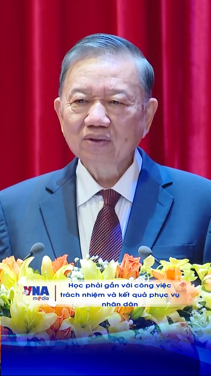 Học phải gắn với công việc, trách nhiệm và kết quả phục vụ nhân dân