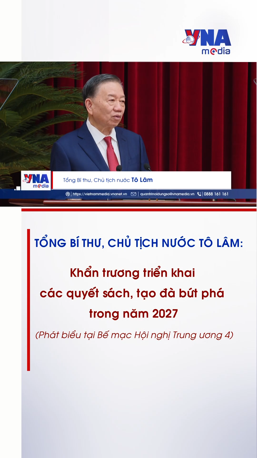 Khẩn trương triển khai các quyết sách, tạo đà bứt phá trong năm 2027