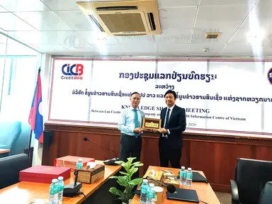 CIC chia sẻ kinh nghiệm, hỗ trợ nâng cao năng lực hoạt động thông tin tín dụng tại Lào