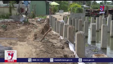 Tiền Giang khẩn cấp xử lý các điểm sạt lở