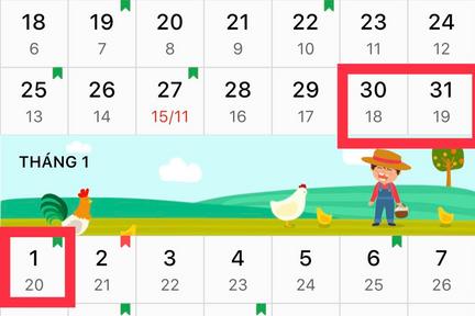 Tết Dương lịch 2024, người lao động được nghỉ liên tiếp mấy ngày?