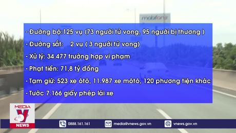 76 người tử vong vì TNGT trong 4 ngày nghỉ Lễ