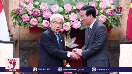 Chủ tịch nước tiếp Chủ tịch Thượng viện Nhật Bản 