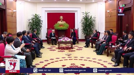 Thường trực Ban Bí thư tiếp Chủ tịch Thượng viện Nhật Bản 