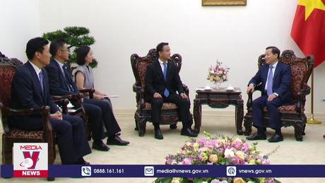 Phó Thủ tướng Lê Minh Khái tiếp thống đốc tỉnh Yamaguchi, Nhật Bản