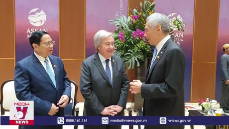 Thủ tướng gặp Thủ tướng Singapore và Tổng Thư ký Liên hợp quốc