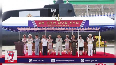 Triều Tiên hạ thủy tàu ngầm tấn công hạt nhân chiến thuật mới