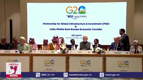 Kế hoạch lịch sử kết nối EU - Trung Đông - Ấn Độ