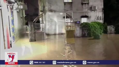 Mưa bão khiến hàng nghìn người sơ tán tại Trung Quốc