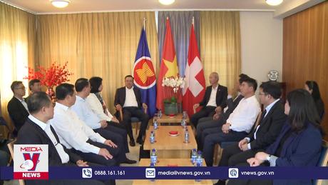 Chủ tịch UBND thành phố Hà Nội thăm và làm việc tại Thụy Sĩ