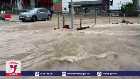Hong Kong (Trung Quốc) đóng cửa trường học do mưa lớn