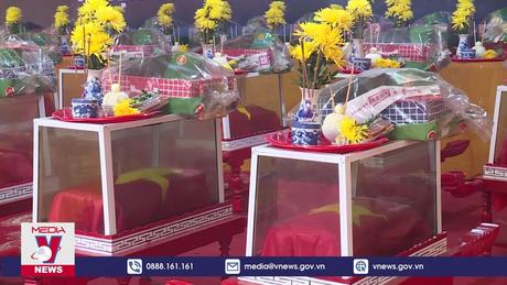 Quảng Trị truy điệu và an táng hài cốt 30 liệt sỹ