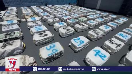 Colombia thu giữ 3 tấn cocaine trên biển Caribe