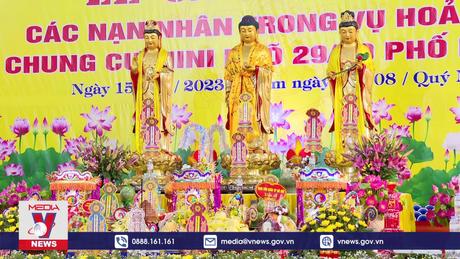 Lễ cầu siêu cho các nạn nhân trong vụ hỏa hoạn