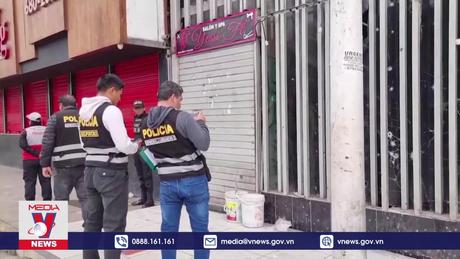 Peru ban bố tình trạng khẩn cấp tại số khu vực ở thủ đô