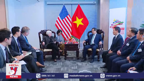 Thủ tướng Phạm Minh Chính tiếp Bộ trưởng Tài chính Hoa Kỳ