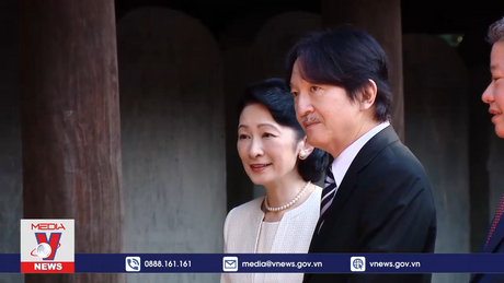 Hoàng Thái tử và công nương thăm Văn Miếu Quốc Tử Giám