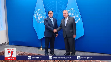 Thủ tướng Phạm Minh Chính gặp Tổng Thư ký Liên hợp Quốc