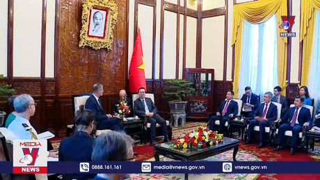 Chủ tịch nước Võ Văn Thưởng tiếp các Đại sứ trình Quốc thư