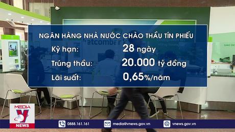Ngân hàng Nhà nước đã hút ròng gần 70.000 tỷ đồng