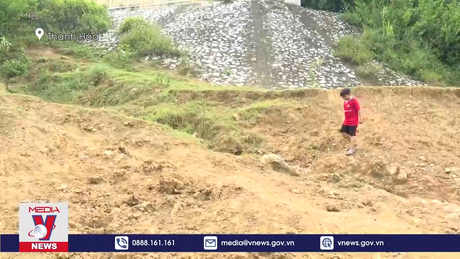 Thanh Hóa: Công bố tình huống khẩn cấp sạt lở bờ tả sông Bưởi