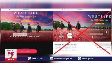Cảnh giác với thủ đoạn giả mạo website bán vé concert Westlife