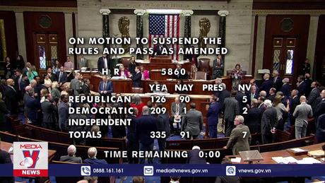 Thượng viện Mỹ thông qua dự luật ngăn chính phủ đóng cửa