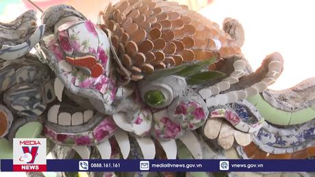 Độc đáo nghệ thuật khảm sành sứ Cung đình Huế