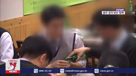 Mỗi ngày ở Hàn Quốc có 14 người tử vong do rượu