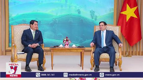 Thủ tướng tiếp Đô trưởng Viêng Chăn, Lào