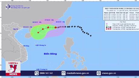 Cập nhật về cơn bão số 4