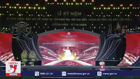 Lễ kỷ niệm 60 năm Ngày Bác Hồ về thăm và chỉ đạo Đại hội đại biểu Đảng bộ tỉnh Hà Bắc