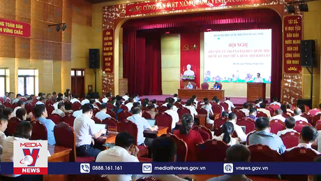 Đồng chí Nguyễn Xuân Thắng tiếp xúc cử tri huyện Hải Hà, Quảng Ninh