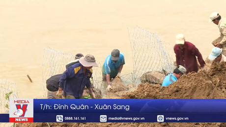 Thiếu kinh phí khắc phục sạt lở bờ sông