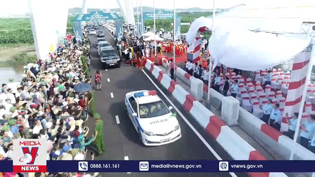 Bắc Ninh thông xe cầu Kinh Dương Vương