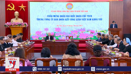 Mặt trận tiếp đoàn Chủ tịch Ủy ban Đoàn kết Công giáo Việt Nam