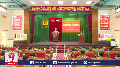 Bộ trưởng Tô Lâm làm việc với Công an tỉnh Bình Định