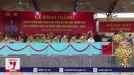 Huấn luyện đầu khoá sinh viên các học viện, trường CAND