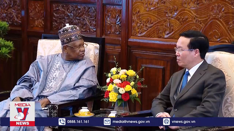 Chủ tịch nước Võ Văn Thưởng tiếp Đại sứ Nigeria