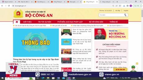 Cung cấp thông tin của lực lượng CAND trên môi trường mạng