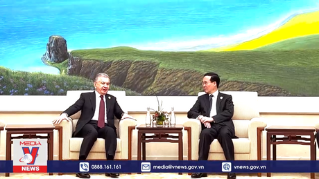 Chủ tịch nước Võ Văn Thưởng gặp Tổng thống Uzbekistan