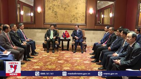 Chủ tịch nước Võ Văn Thưởng tiếp Thủ tướng Campuchia Hun Manet